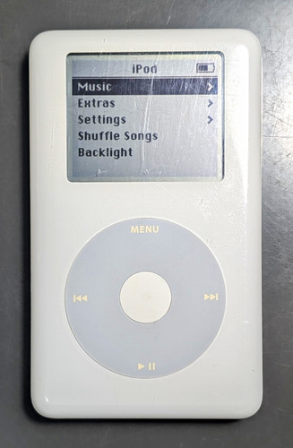 Apple ipod 20gb white 4th - ipod,