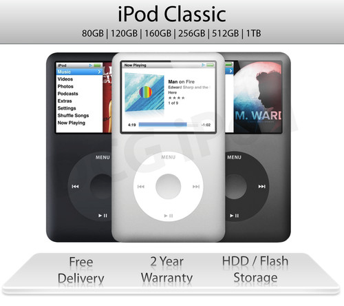 Ipod classic 120 160 256 - ipod,