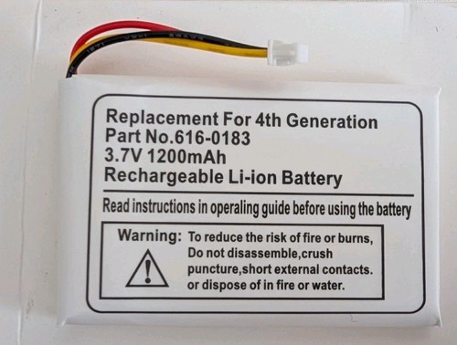 1200mah ipod classic - 3.7v,