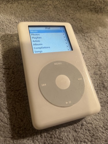 Apple ipod classic photo white - ipod,