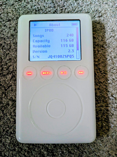 Ipod classic 3rd gen refurb - classic,