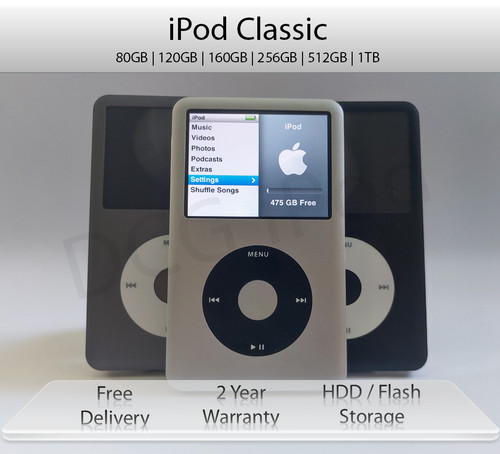 Ipod classic 128 160 256 - 128, 512